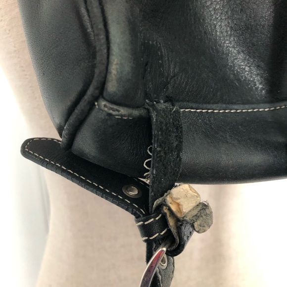 Tignanello Black Leather Backpack main image 4